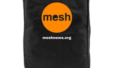 Mesh News Project Tote Bag (Back)
