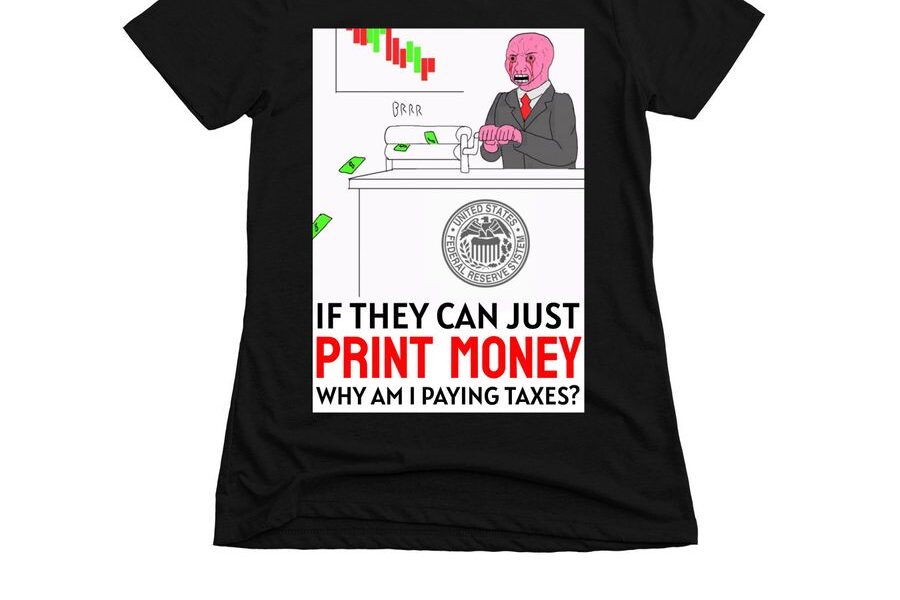 Mesh News Project Why Am I Paying Taxes | T-Shirt (Female)